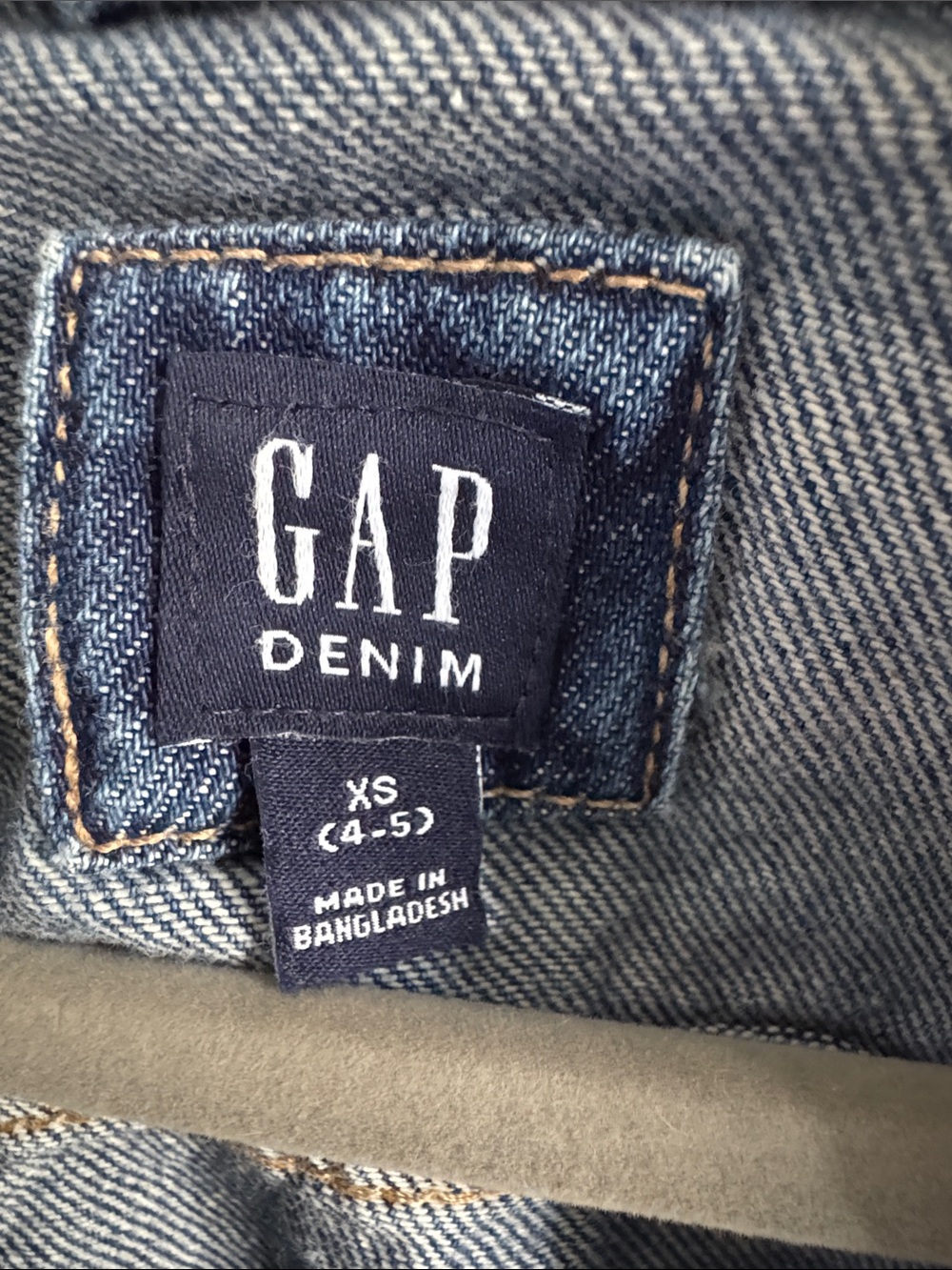 GAP Kids Washed Blue Denim Jacket - Picture 2 of 2
